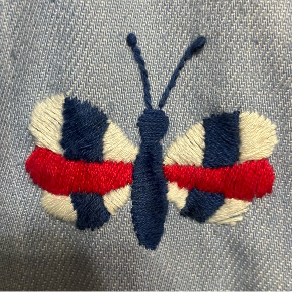 Billy The Kid Embroidered Jean Jacket Youth Size L Snap Closure Western Studded - Picture 4 of 16